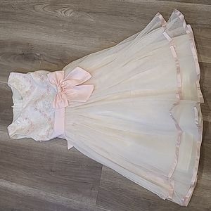 A Rare Editions Size 6 Light Colored Pink Formal Dress